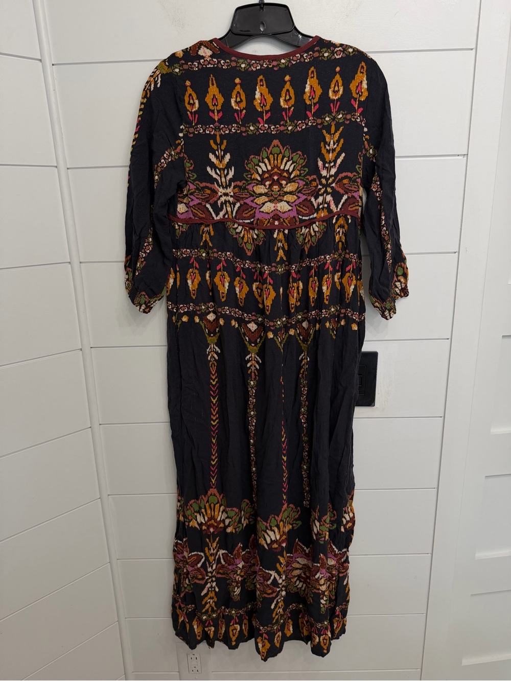 Free People Moody Combo Foley Long Sleeve Maxi Dress Size XS 36812 - Picture 7 of 16